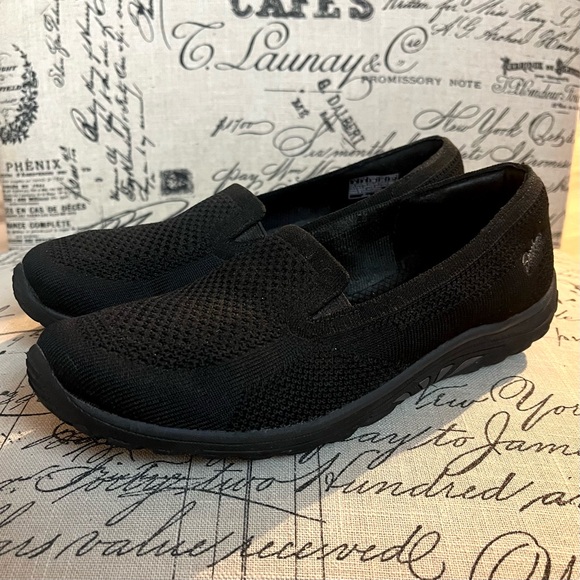 Skechers Reggae Fest 2.0 Relaxed Fit Memory Foam Shoes Size 8 Black SN 49679S - Picture 5 of 11